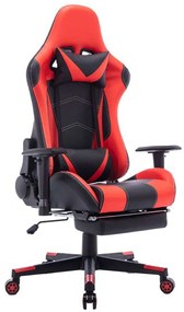 Καρέκλα Γραφείου Gaming Zeldo 232-000011 66x56x125/135cm Black-Red