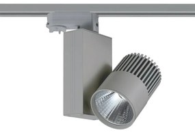 GREY LED TRACK LIGHT 15W 4000K 4WIRES 36° 1150LM 230V Ra80 - 4000K - BIENAL1540G4