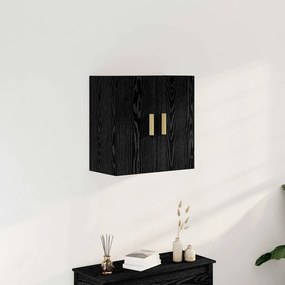 vidaXL Ντουλάπα Τοίχου Μαύρη δρυς 60 x 30 x 60 cm Επεξεργασμένο ξύλο