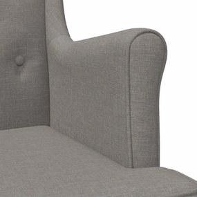 vidaXL Πολυθρόνα Taupe Ύφασμα
