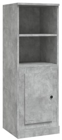 vidaXL Ντουλάπι Γκρι Σκυροδέματος 36x35,5x103,5 εκ. Επεξεργασμένο Ξύλο