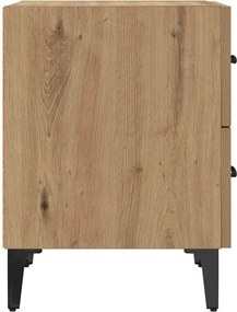 vidaXL Ντουλάπι κρεβατιού Artisan Oak 40 x 35 x 47,5 εκ
