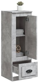 vidaXL Ντουλάπι Γκρι Σκυροδέματος 36x35,5x103,5 εκ. Επεξεργασμένο Ξύλο