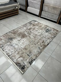 Stewehome Μηχανικό χαλί με μοντέρνο σχέδιο από φυσικές κλωστές Μπλε