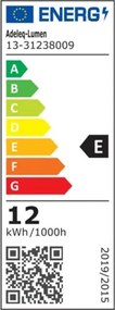 Led λάμπα PAR30 E27 12W 3000Κ θερμό λευκό φως με δέσμη 38° ντιμαριζόμενη