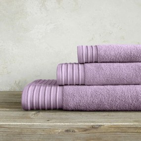 Πετσέτα Feel Fresh Pale Mauve Nima Προσώπου 50x100cm 100% Βαμβάκι