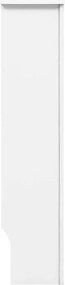 vidaXL Κάλυμμα Καλοριφέρ Λευκό 152 x 19 x 81,5 εκ. από MDF