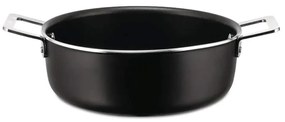 Κατσαρόλα Ρηχή Pots&amp;Pans AJM102/24B Φ24cm Black Alessi 24cm Aluminium