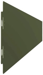 vidaXL Περιφράξεις γκαζόν 10 τεμάχια Ελαιοπράσινο 10x103 cm