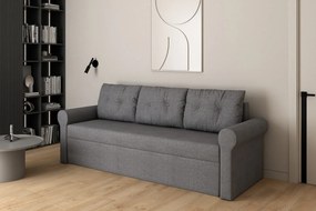 Τριθέσιος Καναπές Κρεβάτι BRISTOL GREY 244x86