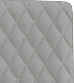vidaXL Καρέκλες τραπεζαρίας 4 τεμ Cloud Grey Fabric