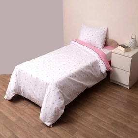Πάπλωμα Παιδικό Ίκαρος (Σετ 2τμχ) Pink Viopros Ημίδιπλο 180x240cm 100% Βαμβάκι