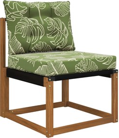 vidaXL Μαξιλάρι Καναπέ Εξωτερικού Χώρου 2 pcs Σχέδιο Φύλλου