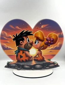 Τύπου Φλίνστοουνς - Flintstones Αρωματική λαμπάδα - Σετ Λαμπάδα και πλάτη με βάση