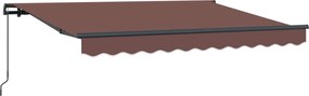 vidaXL Σκηνίτσα Αναδιπλούμενη Καφέ 300 x 200 cm ύφασμα