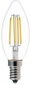 Λαμπτήρας LED C35 Bulb 4W 3000K E14 clear 3.5x3.5x9.5 εκ.