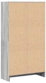 vidaXL Βιβλιοθήκη Γκρι Sonoma 60x24x109 εκ. από Επεξεργ. Ξύλο
