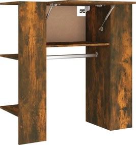 vidaXL Ντουλάπι Διαδρόμου Καπνιστή Δρυς 97,5x37x99 εκ. Επεξεργ. Ξύλο