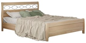 Bed APOLONIA Καρυδί, 0.90x190 εκ., χωρίς Μπαούλο