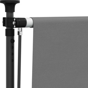 vidaXL Εξωτερικό ρολό Ανοιχτό γκρι 100 x 270 cm