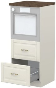 Επιδαπέδιο ντουλάπι φούρνου ψηλό Toscana K14-60-2MB-Ivory - 60.00Χ60.00Χ148.00cm