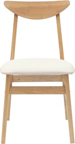 vidaXL Καρέκλες φαγητού 2 pcs Φυσικό 42 x 47.5 x 81 εκ