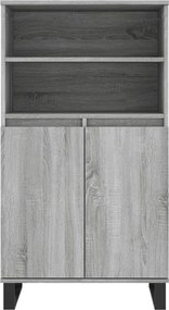 vidaXL Ντουλάπι Γκρι Sonoma 60 x 36 x 110 εκ. από Επεξεργασμένο Ξύλο