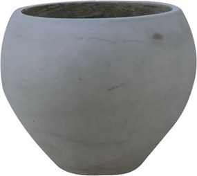 FLOWER POT-5 Cement Grey Φ32x26cm   1τμχ