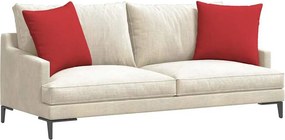 vidaXL Μαξιλάρι Καναπέ 2 pcs Κόκκινο 50 x 50 cm ύφασμα