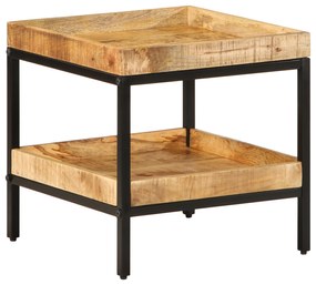 vidaXL Τραπέζι Πλευράς 45x45x45 εκ Στερεό Ξύλο Μάνγκο