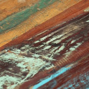 Τραπεζάκι Σαλονιού 120 x 50 x 30 εκ. Ανακυκλωμένο Ξύλο/Ατσάλι - Καφέ