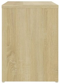 vidaXL Κομοδίνο Sonoma Δρυς 40 x 30 x 40 εκ. από Επεξ. Ξύλο