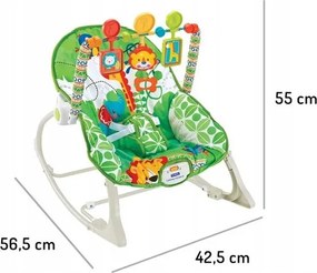 Bouncer rocking chair with vibrations 3in1 ECOTOYS