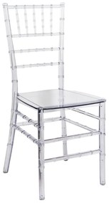 Καρέκλα Tiffany pakoworld διάφανο pc 38x38.5x88εκ