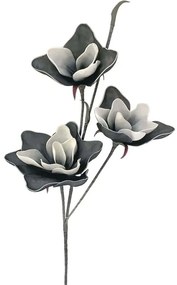 Τεχνητό Λουλούδι Μανόλια 00-7074-2 20x100cm Grey-White Marhome Foam