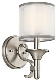 Απλίκα Φωτιστικό Τοίχου 1xE14 Lacey Elstead Lighting-KL-LACEY1-AP-Γκρι KL-LACEY1-AP