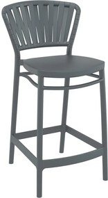 PORTOFINO 65εκ. ΣΚΑΜΠΟ DARK GREY ΠΟΛ/ΝΙΟΥ SIESTA 48X52X96εκ.