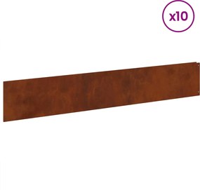 vidaXL Περίγραμμα γκαζόν 10 τμχ. 100 x 18 εκ