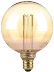 V-TAC  Λάμπα LED E27 G125 Special Art Filament 4W θερμό λευκό 3000K γυαλί amber SKU: 217475