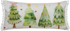 Χριστουγεννιάτικο Μαξιλάρι 2 Όψεων (30x60) Kentia Loft Snow 257