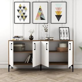 Stewehome Ξύλινος Μπουφές Μοντέρνος 160x35x78 cm
