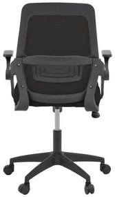 Καρέκλα Γραφείου Reji με Μesh Ύφασμα Μαύρο 58x60x89-99εκ. 58x60x99 εκ.