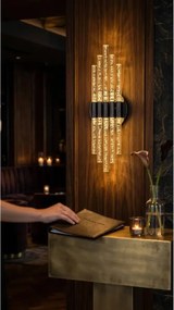 Stewehome Μοντέρνος σχεδιασμός LED απλίκα τοίχου με μεταλλικό σώμα