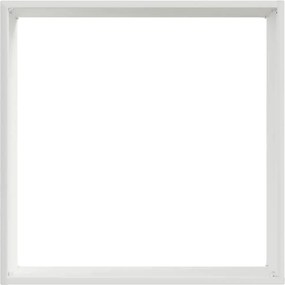 vidaXL Περίγραμμα γκαζόν Λευκό 40 x 40 x 13 cm Ατσάλι