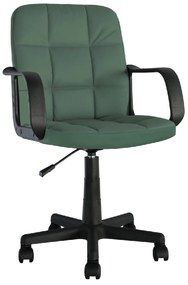 ΚΑΡΕΚΛΑ ΓΡΑΦΕΙΟΥ ARTELIBRE ASPIS ΠΡΑΣΙΝΟ ΥΦΑΣΜΑ/PVC 55.5X56.5X85-96.5CM