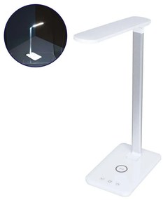 Φωτιστικό Επιτραπέζιο Γραφείου Wasp 76532 Led 10W 27x14x51cm White GloboStar