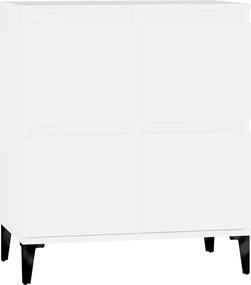 vidaXL Συρταριέρα Λευκή 60 x 35 x 70 εκ. από Επεξεργασμένο Ξύλο