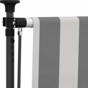 vidaXL Εξωτερικό ρολό Γκρι και Λευκό 100 x 270 cm