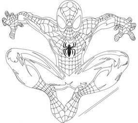 Intra απο ξύλο plywood 3mm-4mm πάχος - Spidey (Spider-Man) Δίασταση 30x30 cm Intraeaxys-eoxdxv7z