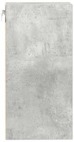 vidaXL κρεμαστό ντουλάπι Riga μπετόν γκρι 20x29,5x60 cm